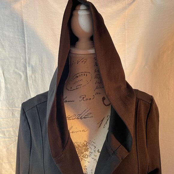 Dex Black hooded blazer/jacket size L - Picture 5 of 11